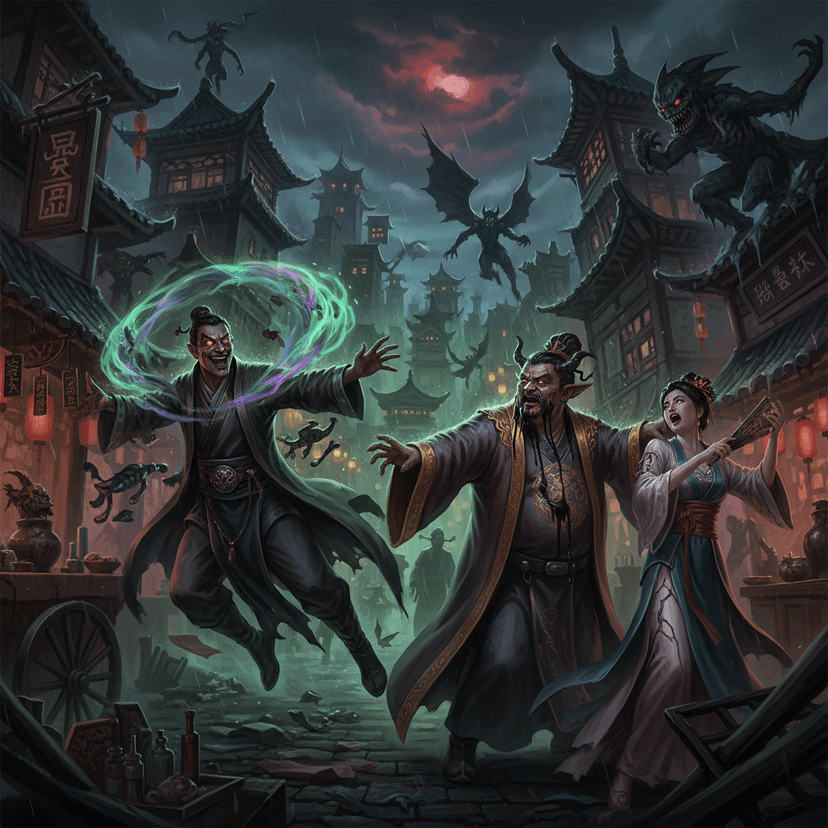 The Legend of Zhong Kui: Chapter Four - The Filthy and the Fastidious - An Unlikely Alliance - Zhong Kui artwork