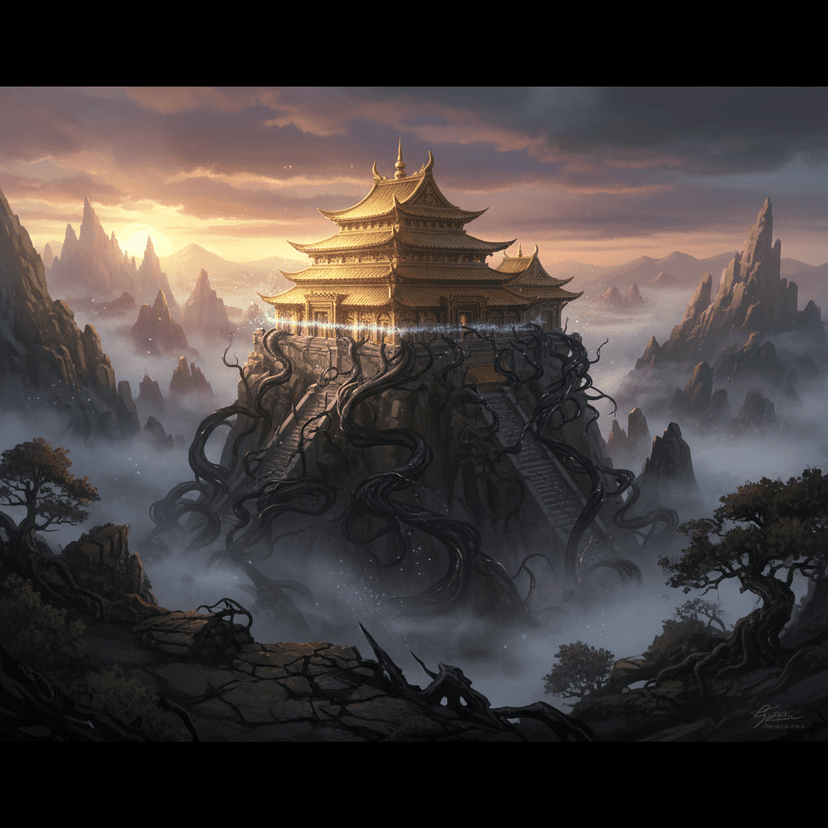 The Legend of Zhong Kui: Chapter Nine - The Demon of Lust and the Drunkard's Divine Deception - Zhong Kui artwork