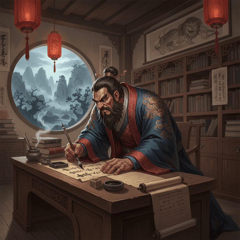 The Legend of Zhong Kui: Chapter One - The Ugly Scholar's Curse - Zhong Kui artwork
