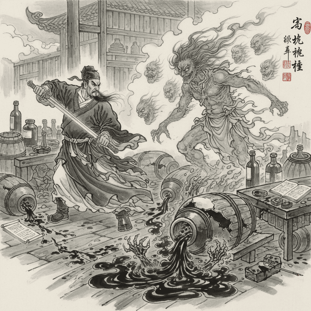 The Pacification of Ghosts - Chapter Thirteen: The Reckless Ghost Escapes Through Wine