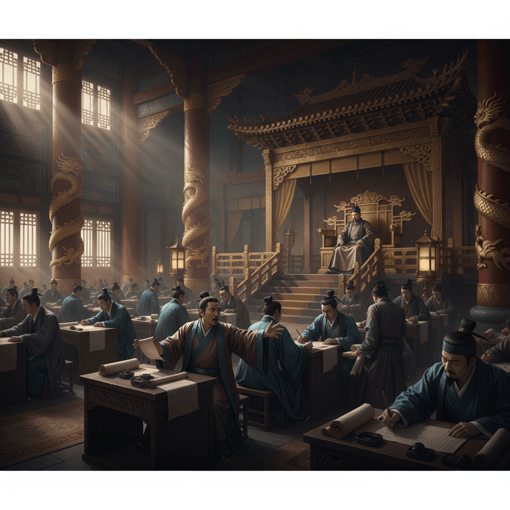 Tang Dynasty imperial examination with Zhong Kui