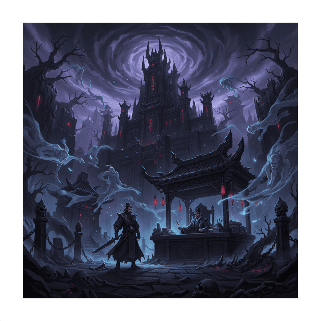 Fengdu City underworld where Zhong Kui meets King Yama
